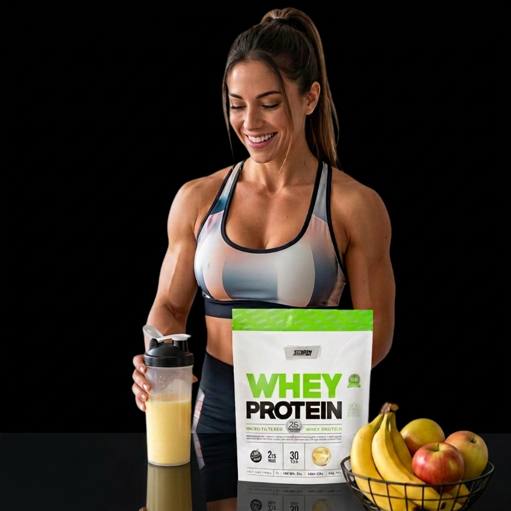 Star Nutrition Whey Protein Banana Cream Doypack 908g